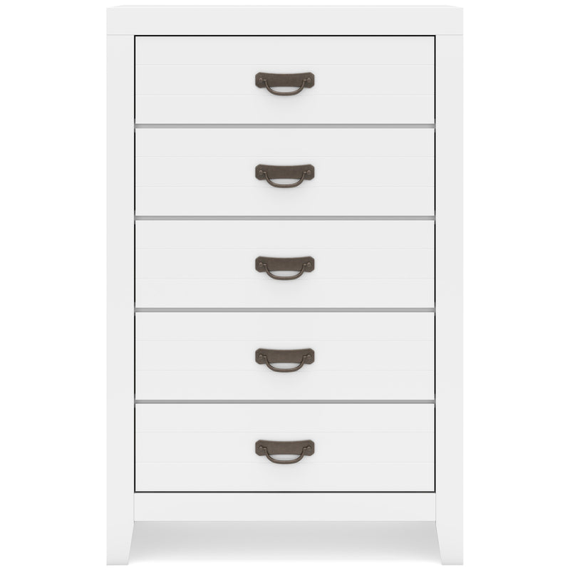 Binterglen White Panel Bedroom Set - Gate FurnitureBedroom Set