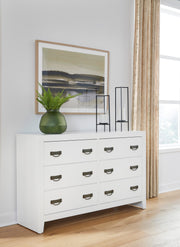 Binterglen White Panel Bedroom Set - Gate FurnitureBedroom Set