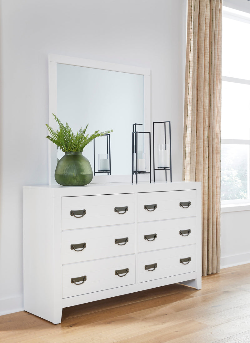 Binterglen White Panel Bedroom Set - Gate FurnitureBedroom Set