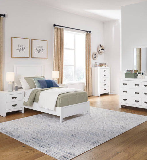 Binterglen White Panel Youth Bedroom Set - Gate FurnitureYouth Bedroom Set