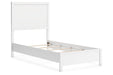 Binterglen White Twin Panel Bed - Gate FurnitureTwin Bed