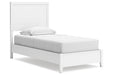 Binterglen White Twin Panel Bed - Gate FurnitureTwin Bed