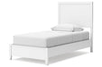 Binterglen White Twin Panel Bed - Gate FurnitureTwin Bed