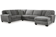Birkdale Court Gray 3 - Piece Sectional with Chaise - Lara FurnitureSectional