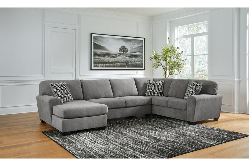 Birkdale Court Gray 3 - Piece Sectional with Chaise - Lara FurnitureSectional