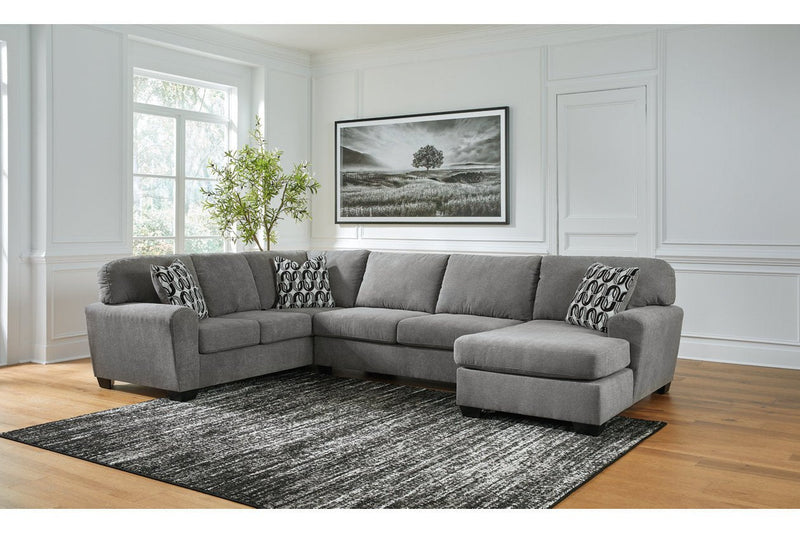 Birkdale Court Gray 3 - Piece Sectional with Chaise - Lara FurnitureSectional