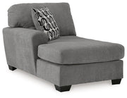 Birkdale Court Gray Left-Arm Facing Corner Chaise - 3240216