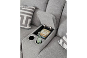 Biscoe Pewter Power Reclining Living Room Set - Lara FurniturePower Reclining Living Room Set