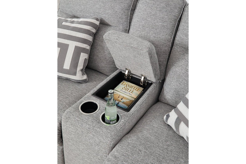 Biscoe Pewter Power Reclining Living Room Set - Lara FurniturePower Reclining Living Room Set