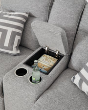 Biscoe Power Reclining Loveseat - Lara FurniturePower Reclining Loveseat
