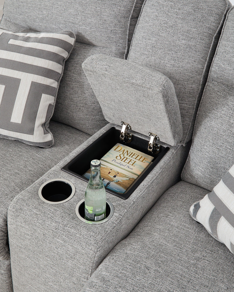 Biscoe Power Reclining Loveseat - Lara FurniturePower Reclining Loveseat
