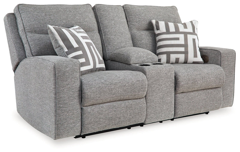 Biscoe Power Reclining Loveseat - Lara FurniturePower Reclining Loveseat