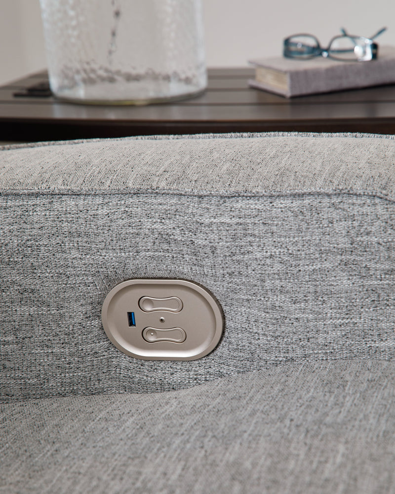 Biscoe Power Reclining Loveseat - Lara FurniturePower Reclining Loveseat
