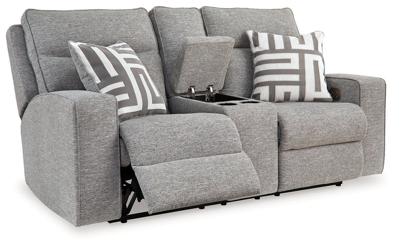 Biscoe Power Reclining Loveseat - Lara FurniturePower Reclining Loveseat