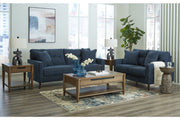 Bixler Navy Living Room Set - Lara FurnitureLiving Room Set
