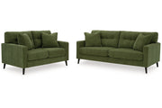 Bixler Olive Living Room Set - Gate FurnitureLiving Room Set