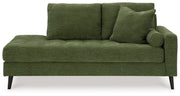 Bixler Olive Right-Arm Facing Corner Chaise - 2610717