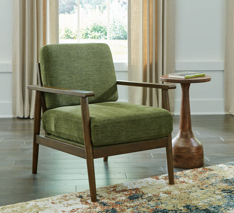 Bixler Olive Showood Accent Chair - 2610760