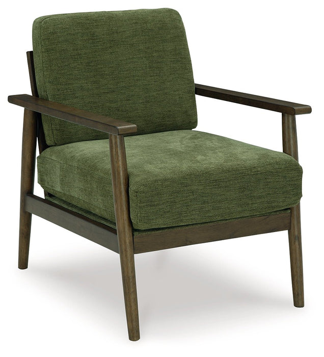 Bixler Olive Showood Accent Chair - 2610760