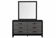 Lisbon Grey/Black Full Bed Group - LISBON-GREY/BLACK-FBG