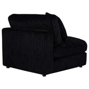 Blaine Upholstered Armless Chair Black - 509887