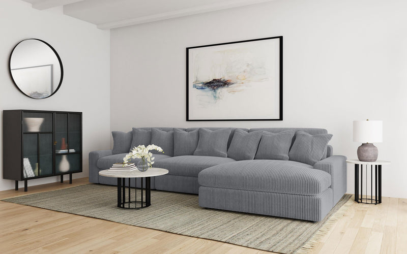 Blaine Upholstered Armless Chair Fog - 509997