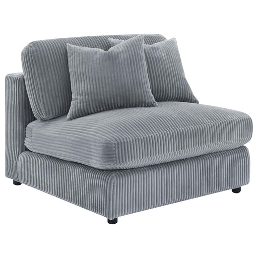 Blaine Upholstered Armless Chair Fog - 509997