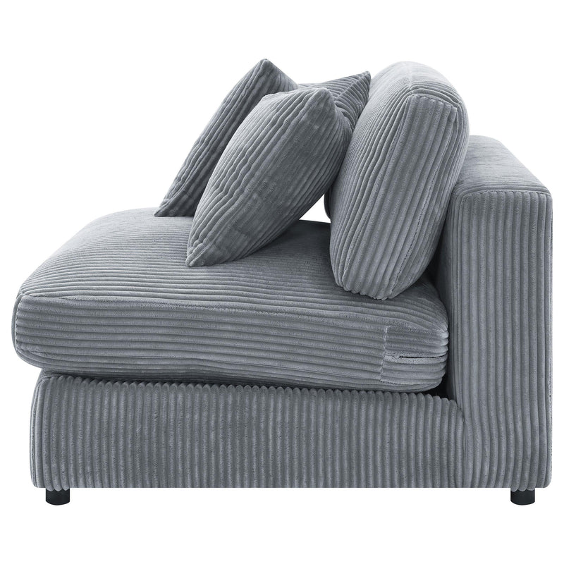 Blaine Upholstered Armless Chair Fog - 509997