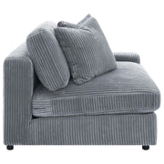 Blaine Upholstered Armless Chair Fog - 509997