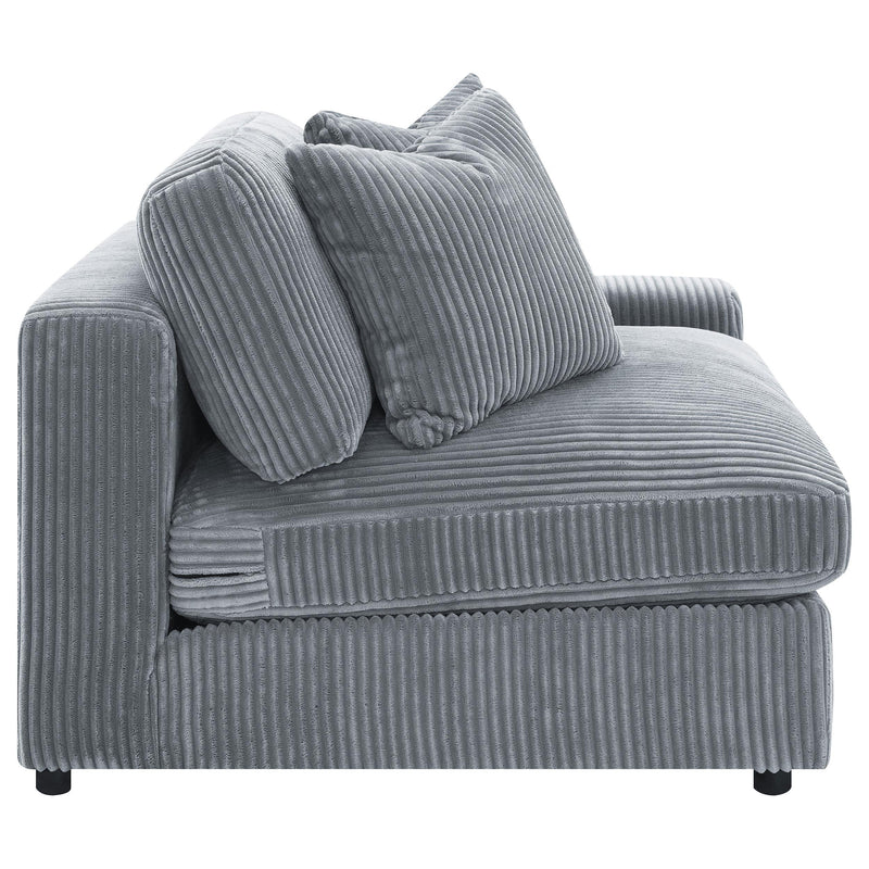 Blaine Upholstered Armless Chair Fog - 509997