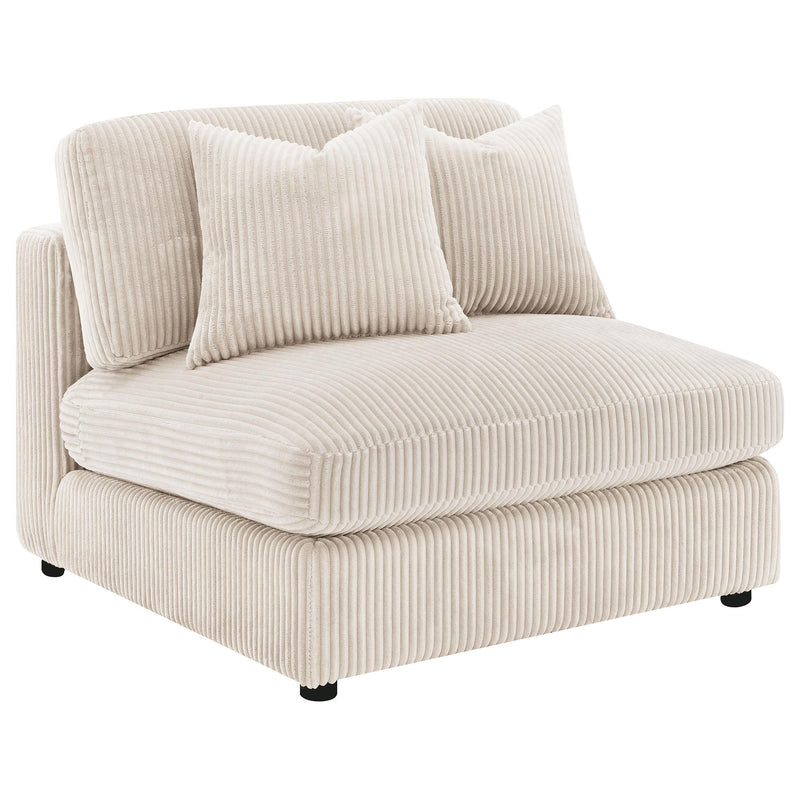Blaine Upholstered Armless Chair Sand - 509897
