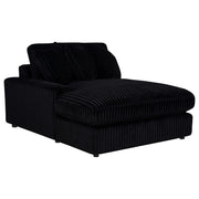 Blaine Upholstered Reversible Chaise Sectional Sofa Black - 509889
