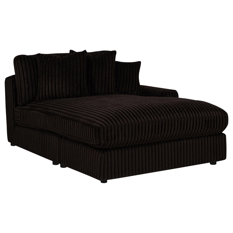 Blaine Upholstered Reversible Chaise Sectional Sofa Chocolate - 509879