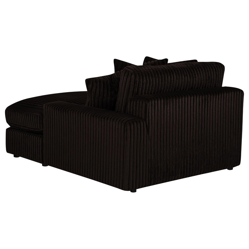Blaine Upholstered Reversible Chaise Sectional Sofa Chocolate - 509879