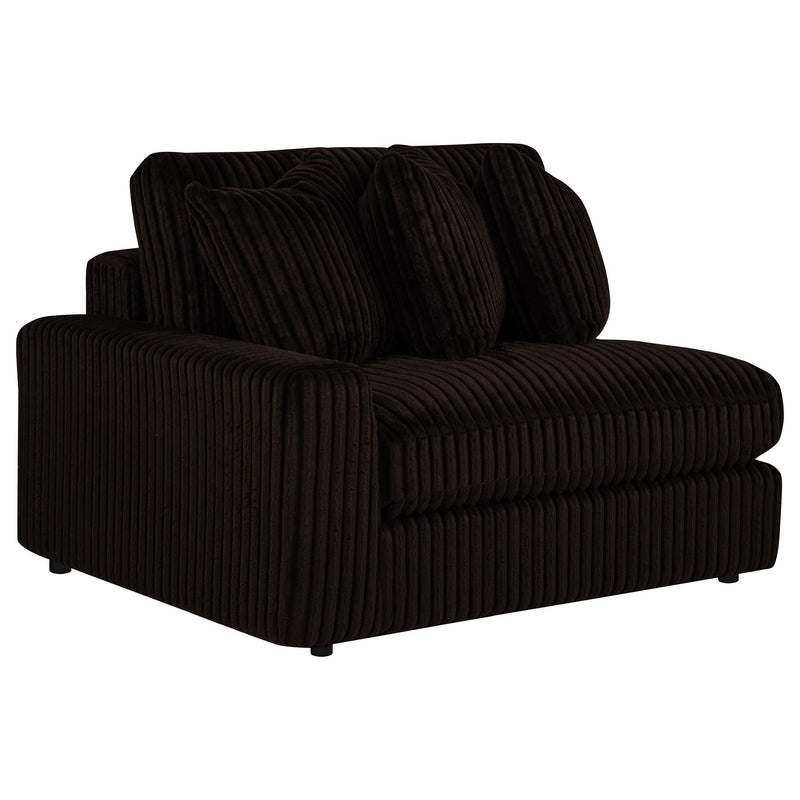 Blaine Upholstered Reversible Chaise Sectional Sofa Chocolate - 509879
