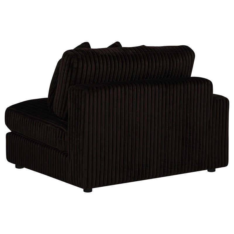 Blaine Upholstered Reversible Chaise Sectional Sofa Chocolate - 509879