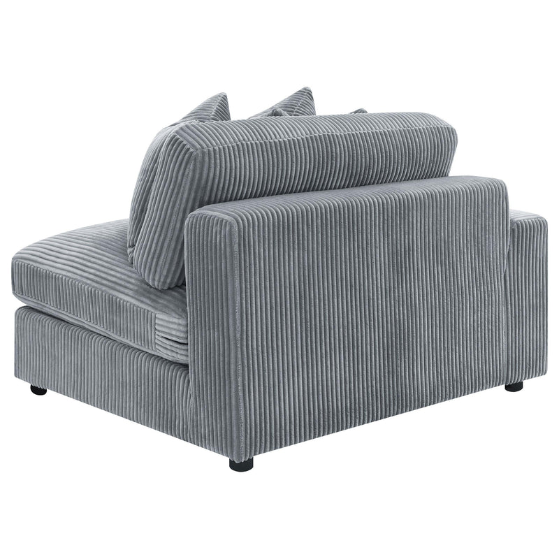 Blaine Upholstered Reversible Chaise Sectional Sofa Fog - 509900