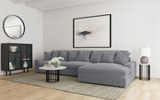 Blaine Upholstered Reversible Chaise Sectional Sofa Fog - 509900-SET