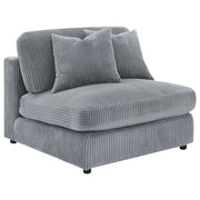 Blaine Upholstered Reversible Chaise Sectional Sofa Fog - 509900-SET