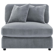 Blaine Upholstered Reversible Chaise Sectional Sofa Fog - 509900-SET