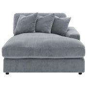 Blaine Upholstered Reversible Chaise Sectional Sofa Fog - 509900-SET