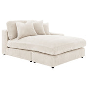 Blaine Upholstered Reversible Chaise Sectional Sofa Sand - 509899