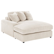 Blaine Upholstered Reversible Chaise Sectional Sofa Sand - 509899