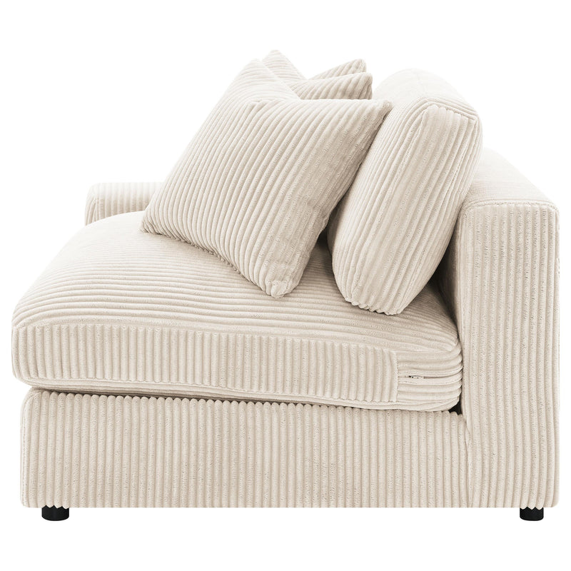 Blaine Upholstered Reversible Chaise Sectional Sofa Sand - 509899