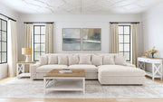 Blaine Upholstered Reversible Chaise Sectional Sofa Sand - 509899-SET