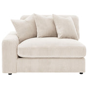 Blaine Upholstered Reversible Chaise Sectional Sofa Sand - 509899-SET