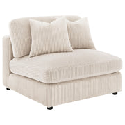 Blaine Upholstered Reversible Chaise Sectional Sofa Sand - 509899-SET