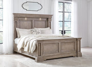 Blairhurst California King Panel Bed, Dresser and 2 Nightstands in Light Grayish Brown - PKG017007