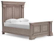 Blairhurst Light Grayish Brown Queen Panel Bed, Dresser, Mirror and 2 Nightstands - B916B10