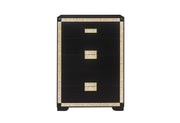 Blake Black/Gold Chest - Lara FurnitureChest